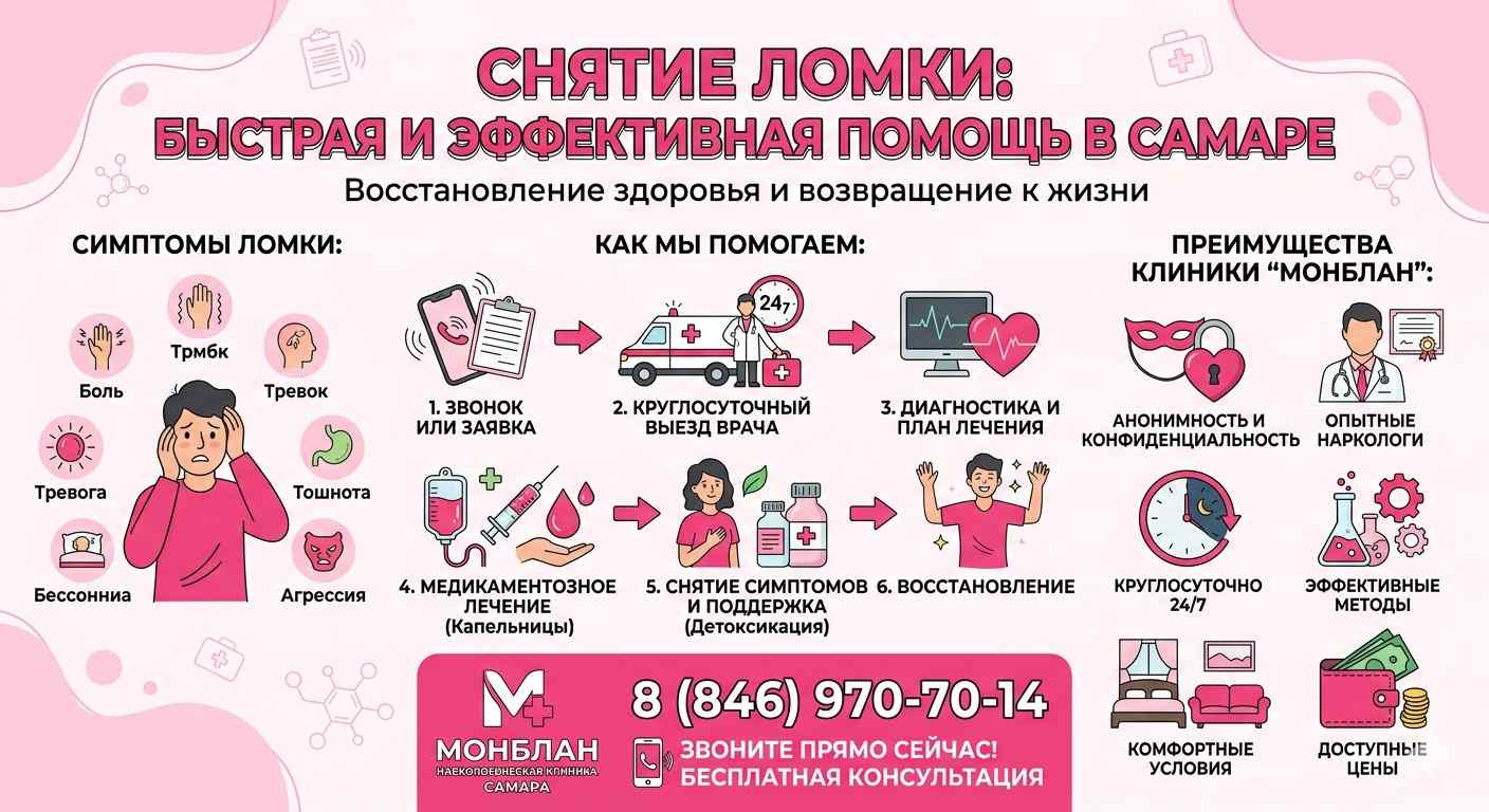Инфографика услуги снятие ломки